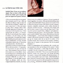 DS – « La dame aux mille vies » – Février 2007